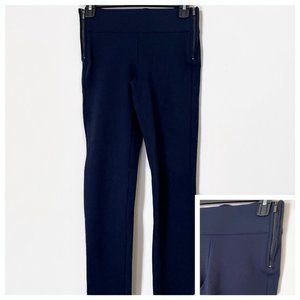 Navy blue skinny stretch pants